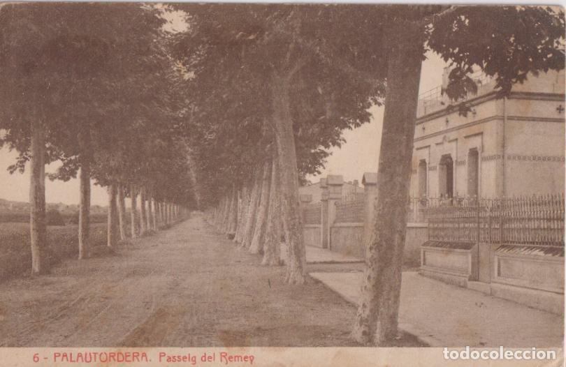 Postales: SANTA MARIA DE PALAUTORDERA (BARCELONA) PASSEIG DEL REMEI &ndash; FOTOTIPIA THOMAS N&ordm;6 - ESCRITA