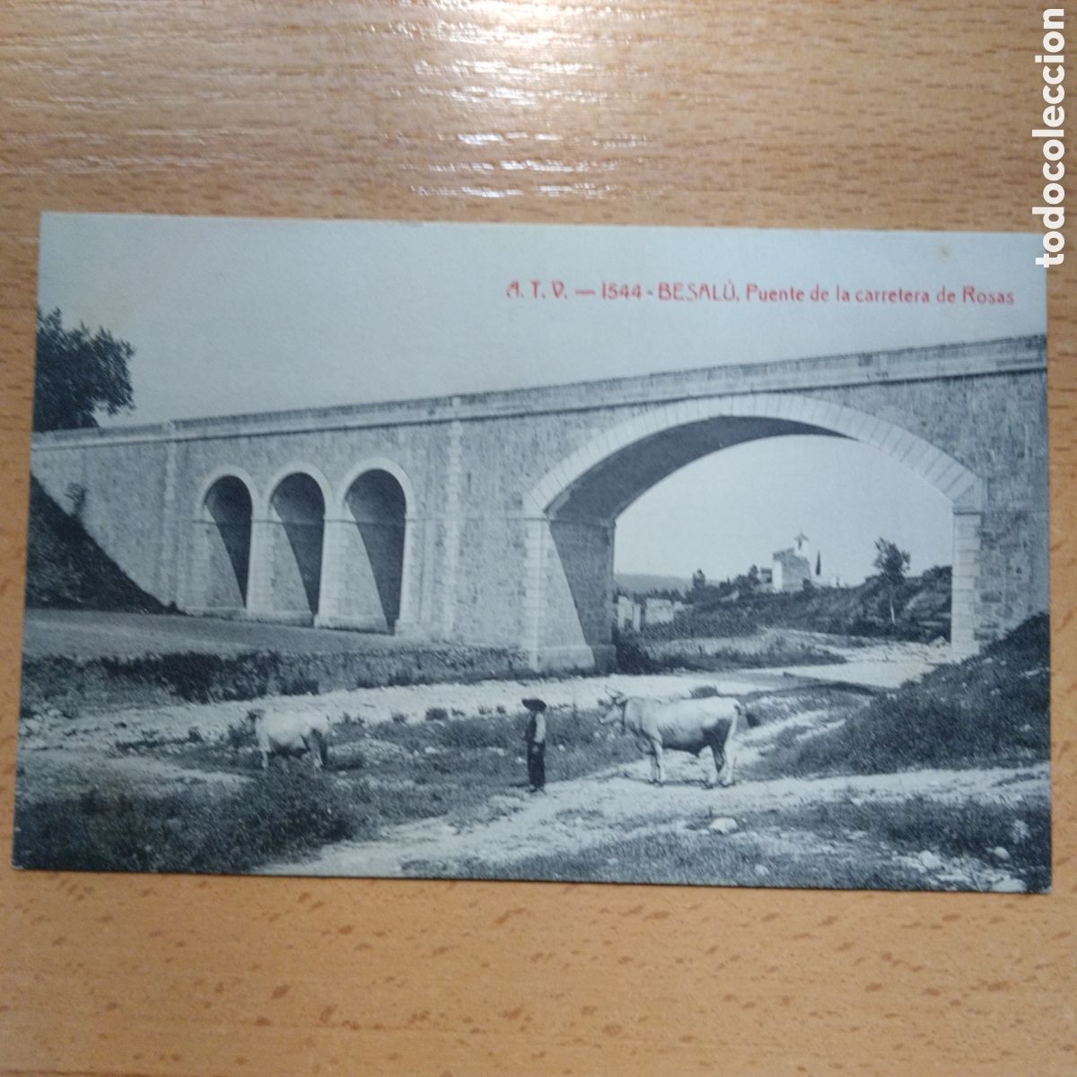 Postales: BESALU - Puente De La Carretera De Rosas - ATV N&ordm;1544