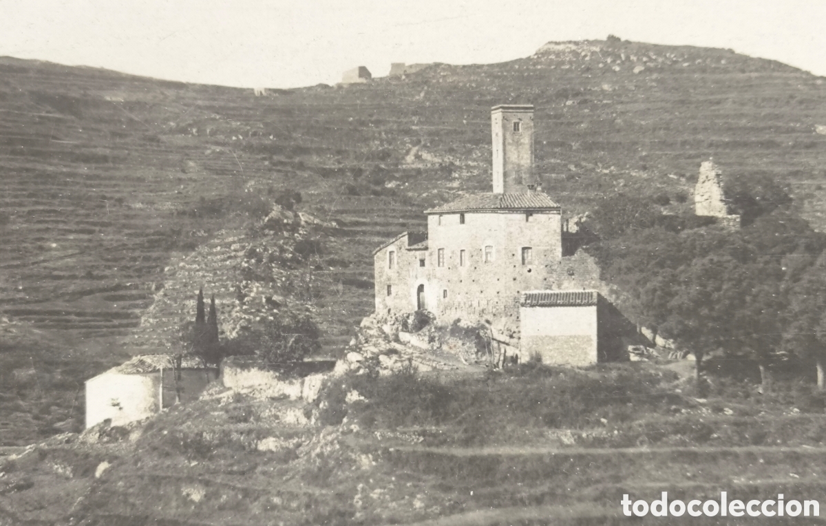 Postales: CASTELLTER&Ccedil;OL CASTELL DE SANT MIQUEL POSTAL FOTOGR&Aacute;FICA IMP. J. OBRADORS MOIAN&Egrave;S C. 1920
