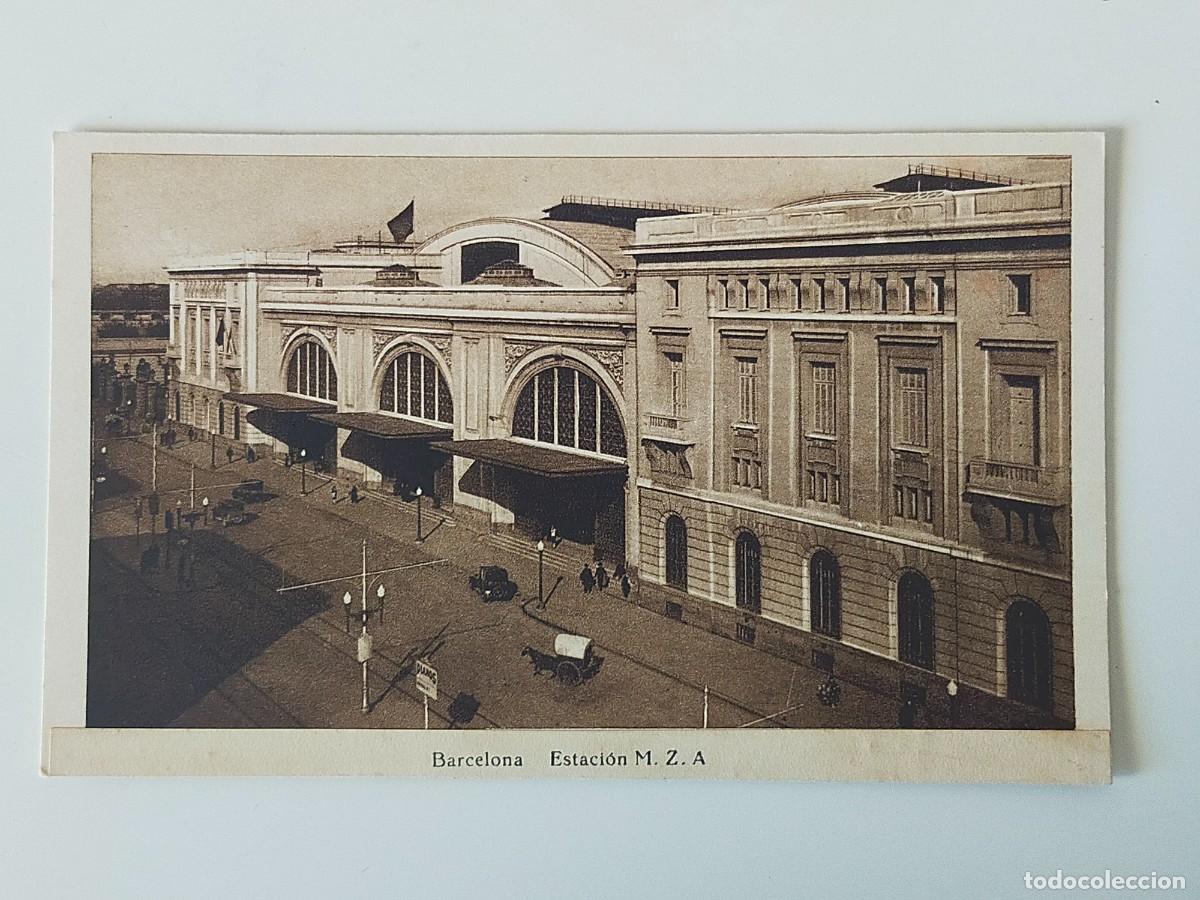 Postales: Tarjeta Postal BARCELONA: Estaci&oacute;n M.Z.A - Fot L. Roisin - Sin Circular.