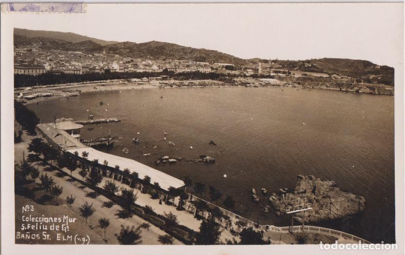 Postales: S.FELIU DE GUIXOLS (GIRONA) BA&Ntilde;OS SR.ELM (V.G.) - COLECCIONES MUR N&ordm;3 - CIRCULADA