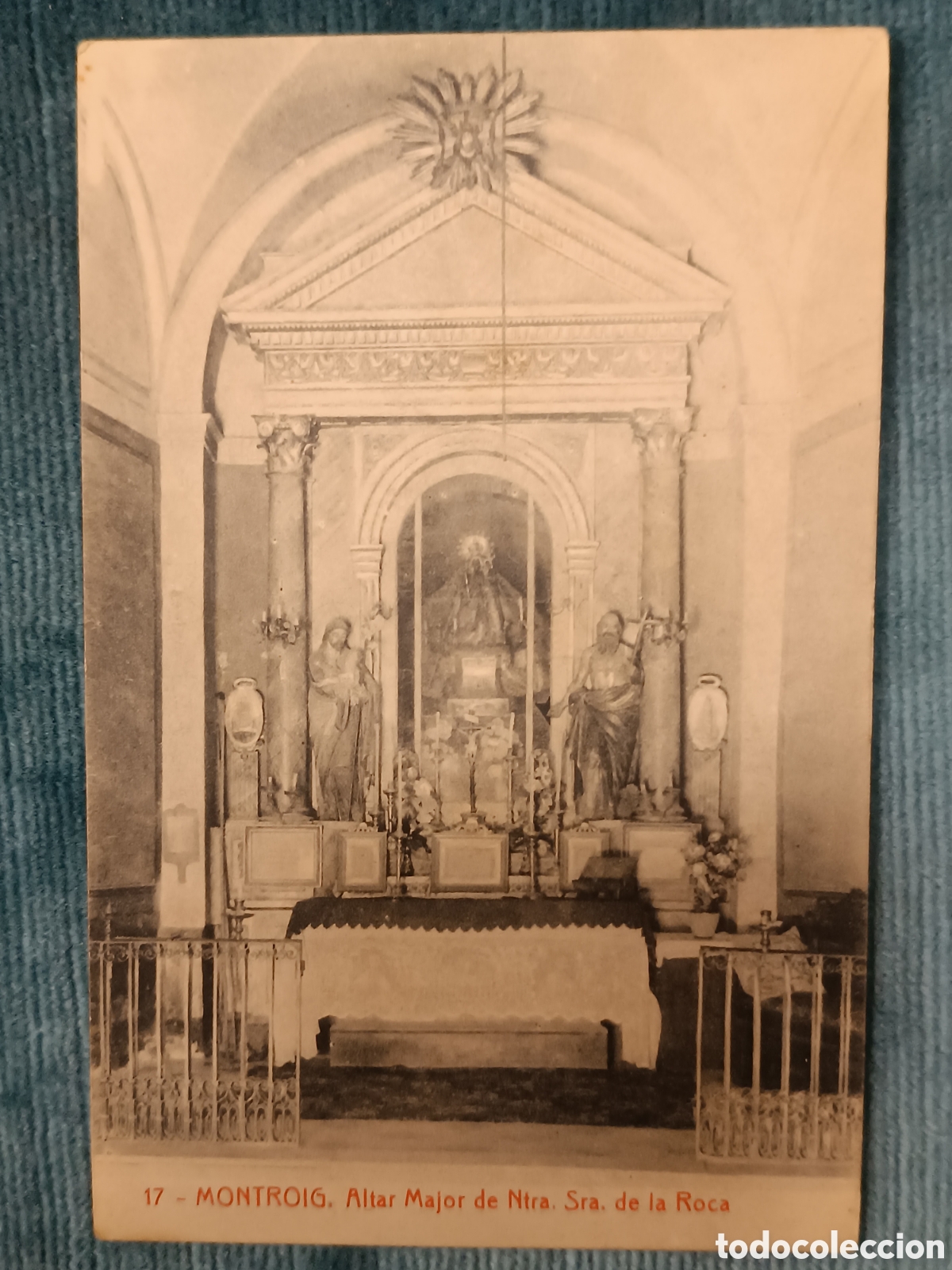 Postales: 17 MONTROIG. Altar Major de Ntra. Sra. de la Roca.(Mont-roig)