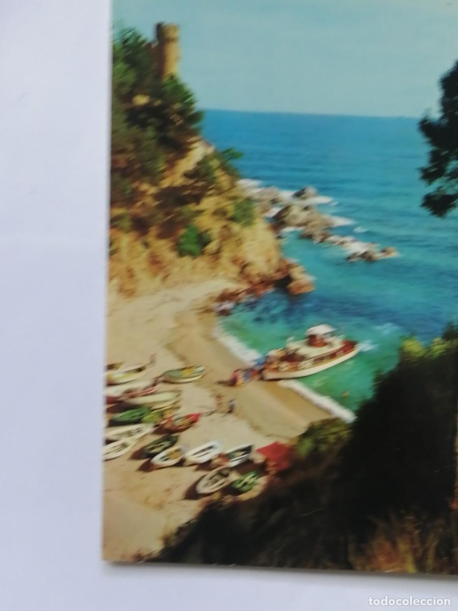 Postales: POSTAL 18652 NUEVA-UBACH 357 LLORET DE MAR GIRONA MAGICO RINCON DE LA CALETA PLAYA BARCO
