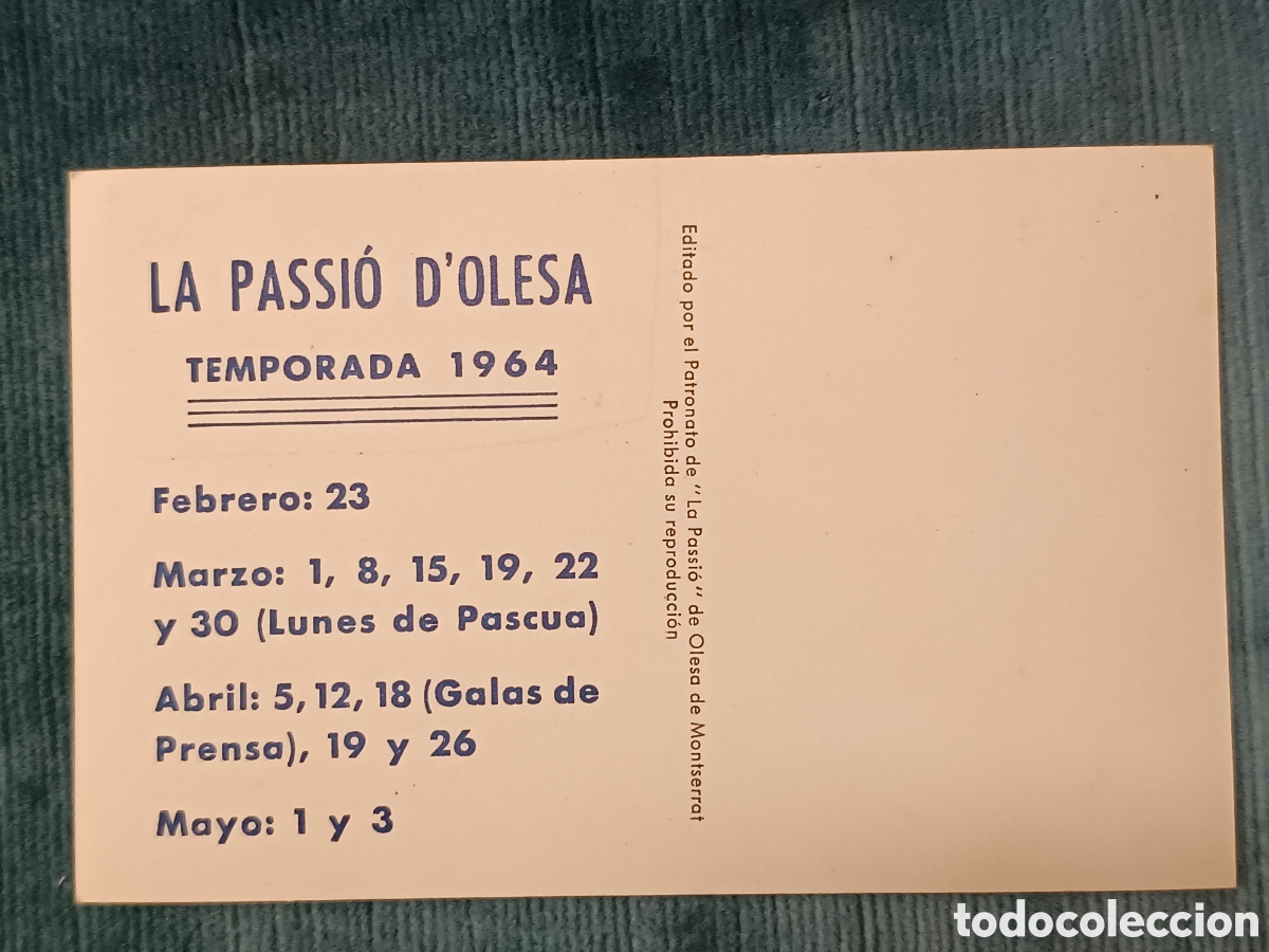Postales: Juan. Jos&eacute; Quer. (Olesa). 1964 - Foto 2