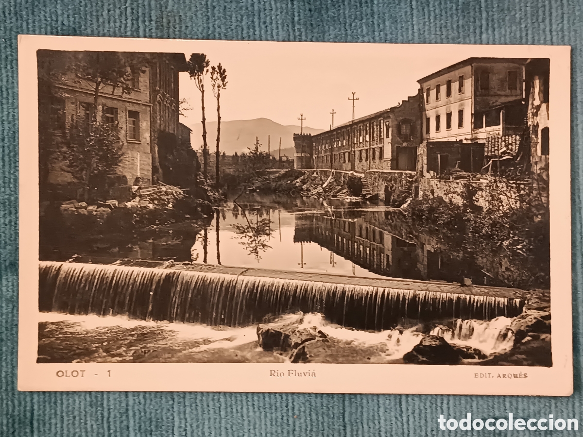 Postales: OLOT 1. Riu Fluvi&aacute;. EDIT. ARQU&Eacute;S.