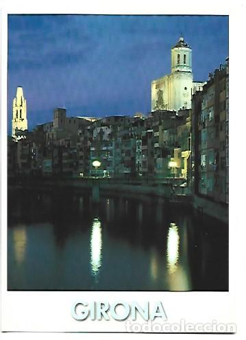 Postales: LA CATEDRAL I CASES DAMUNT L&acute;ONYAR.- GIRONA