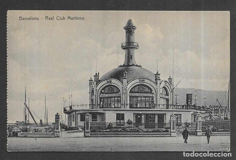 Postales: Postal. Barcelona - Real Club Maritimo 1920?