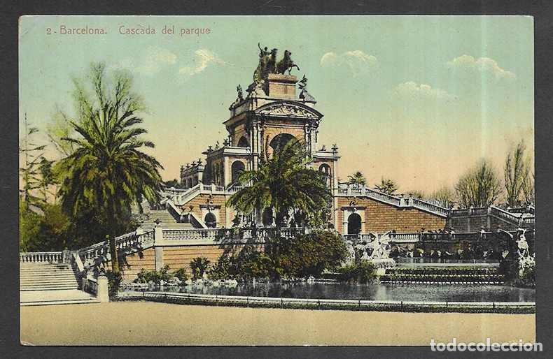 Postcards: Postal. Barcelona - 2 Cascada del Parque. 1919