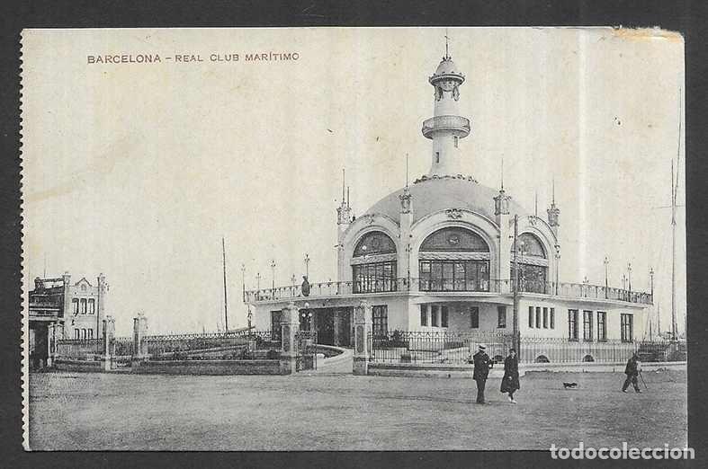 Postales: Postal. Barcelona - Real Club Maritimo 1919