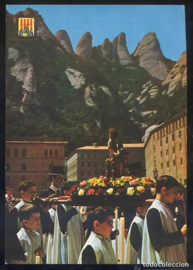 Postales: Montserrat *Un aspecto de la fiesta...* Ed. Fisa n&ordm; 381. Nueva.