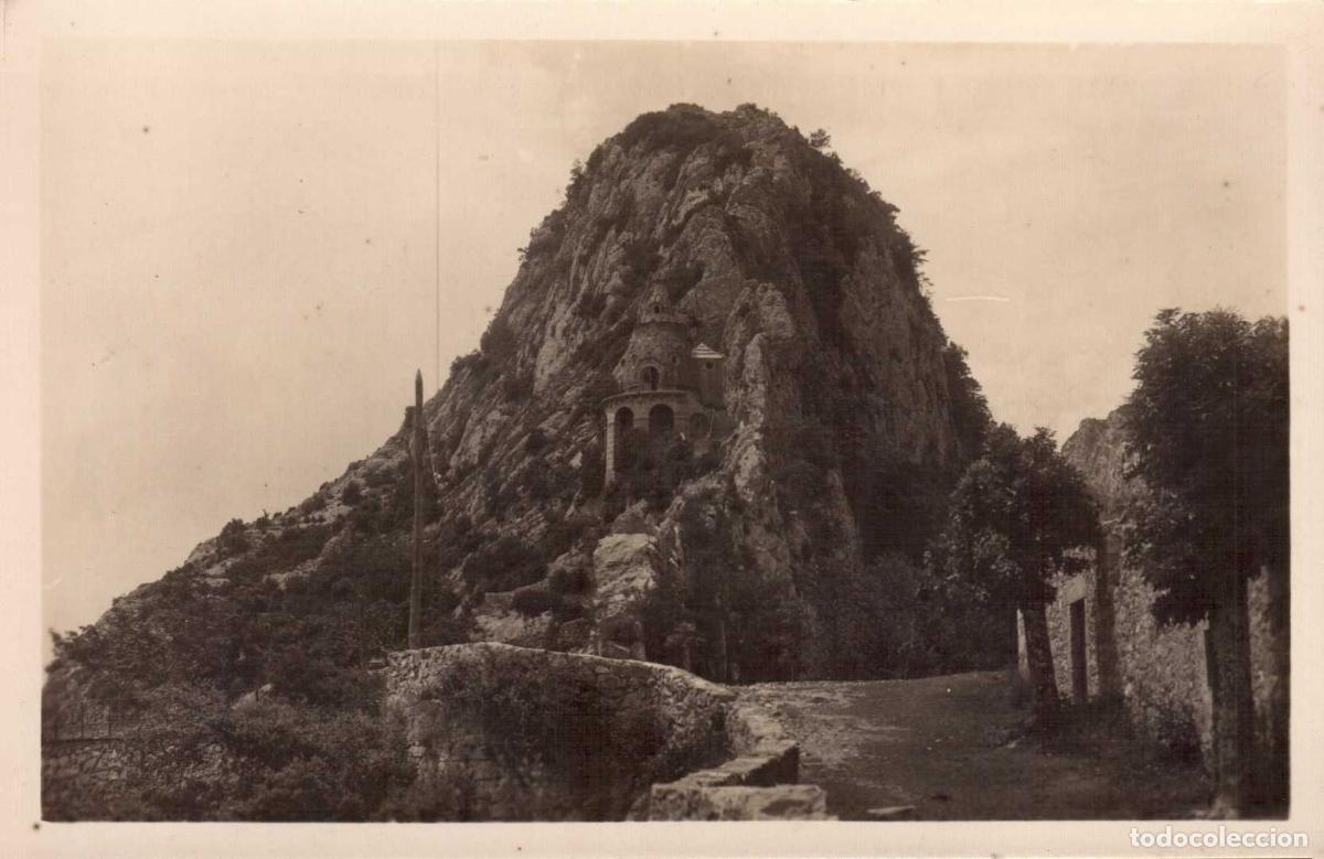 Postales: TARJETA POSTAL BERGA MONTICULO DE LA CUEVA DE LA VIRGEN DE QUERALT