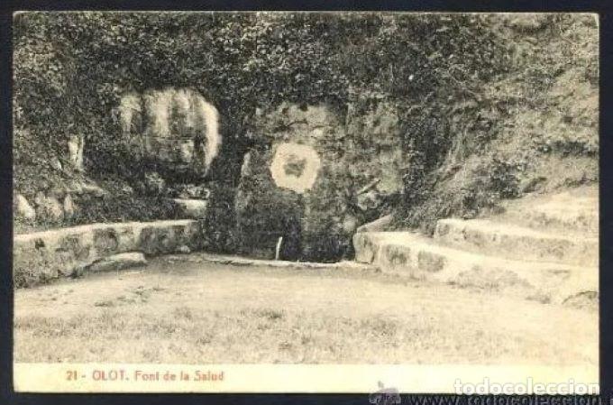 Postais: Olot. *Font de la Salud* Circulada 1922.