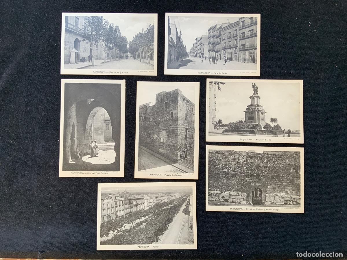 Postales: Tarragona, lote de 7 postales diferentes princ s XX, L.Roisin. Union, carlos, sin usar. Nuevas.
