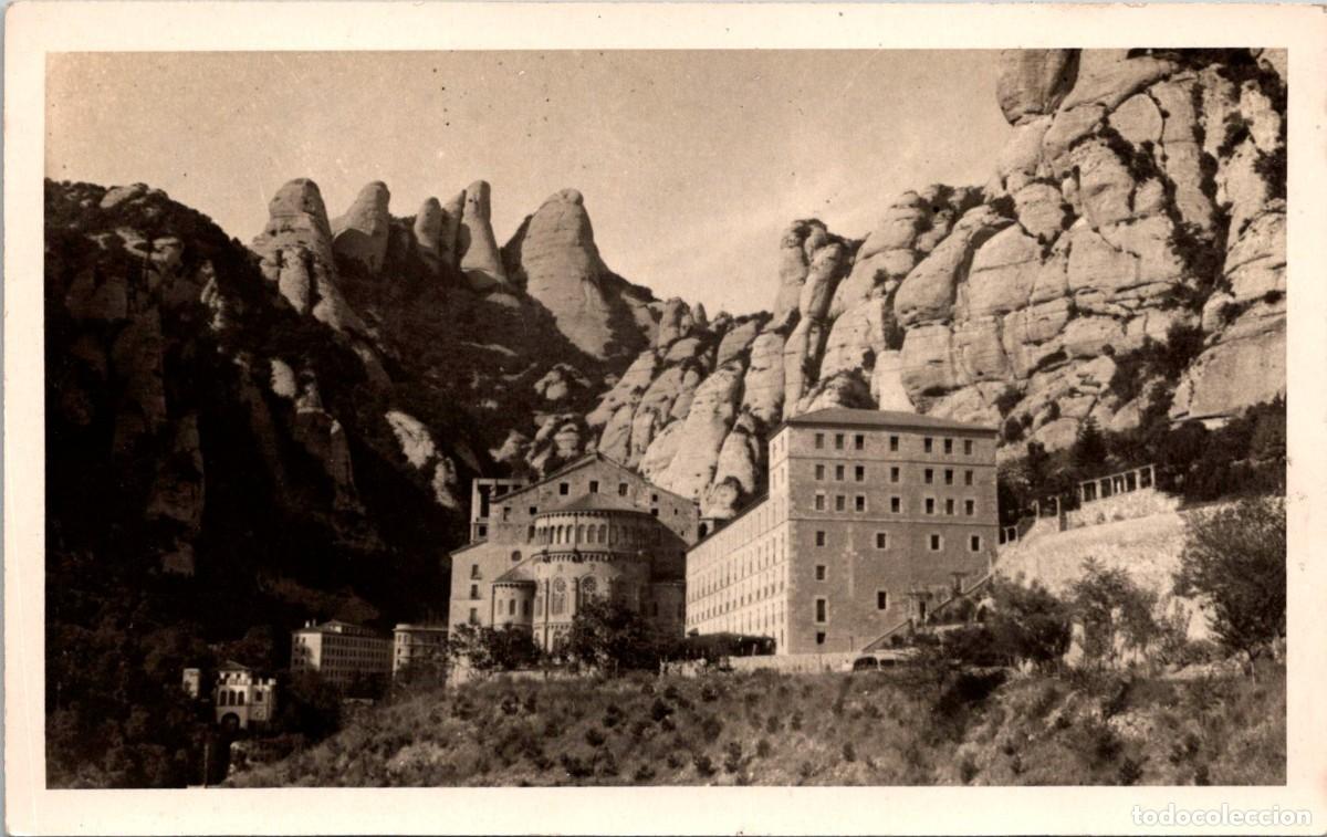 Postales: Montserrat - 1 Oct. 1950 - &Aacute;bside del Monasterio - Fotogr&aacute;fica - Sin datos - Sin leyenda - 142x88mm