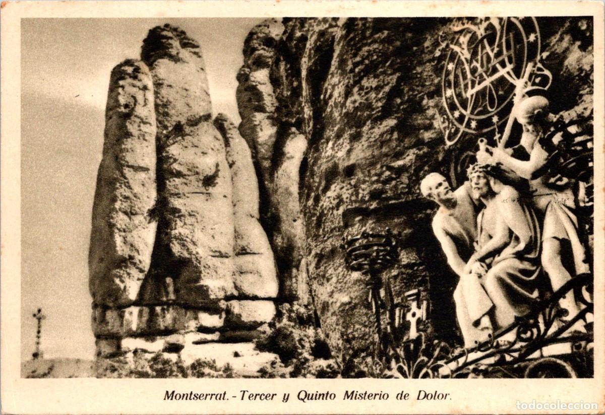 Postales: Montserrat - Tercer y Quinto Misterio de Dolor - Sin datos - Reverso sin imprimir - 134x92mm