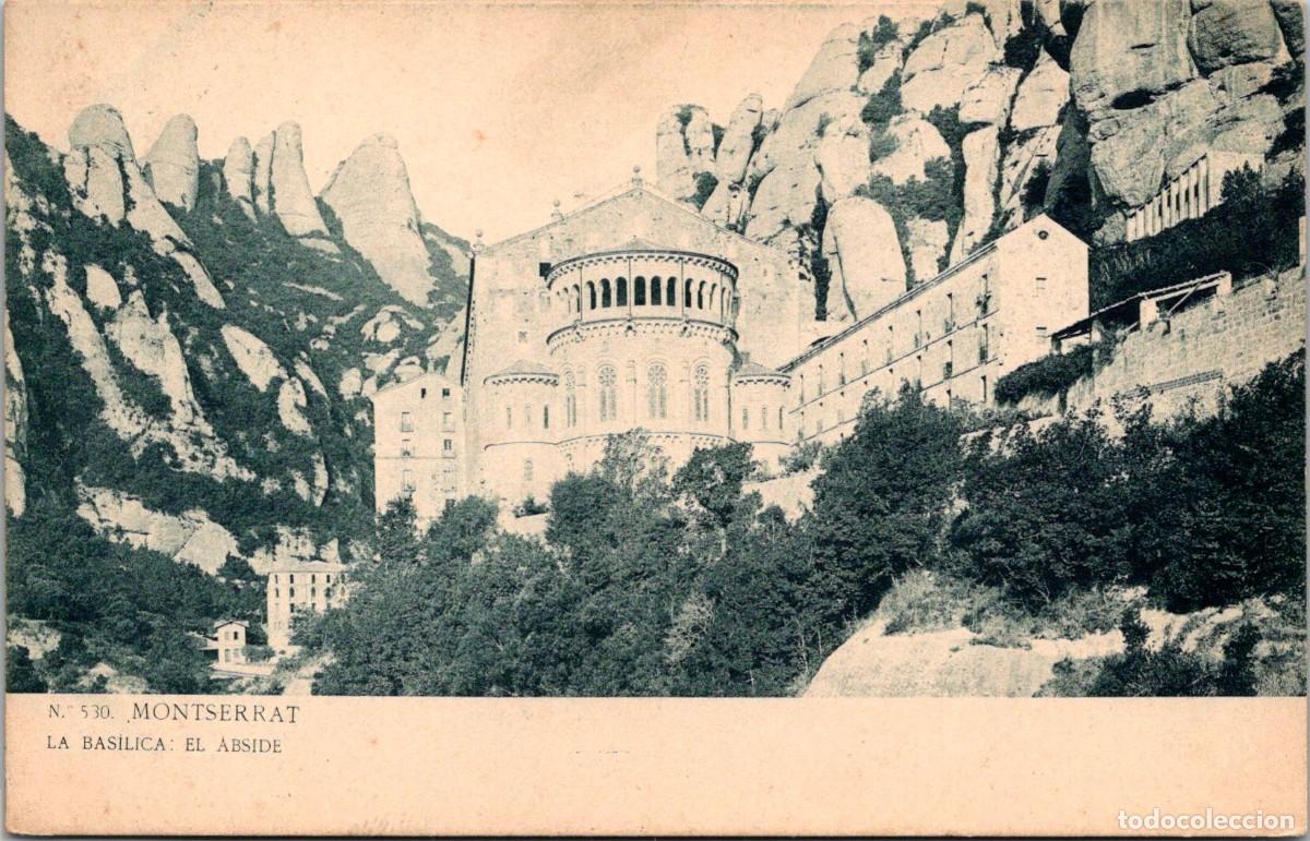 Postales: Montserrat - La Bas&iacute;lica - El &Aacute;bside - LB 530 - Sin dividir - 139x89mm