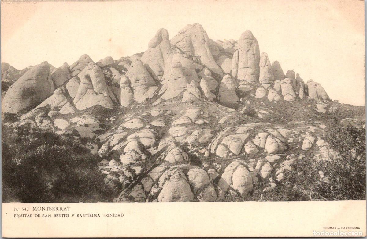 Postales: Montserrat - Ermitas de San Benito y Sant&iacute;sima Trinidad - LB / Thomas 543 - Sin dividir - 139x90mm