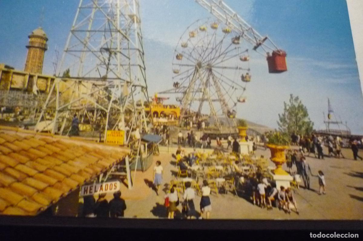 Postales: postal barcelona tibidabo atracciones