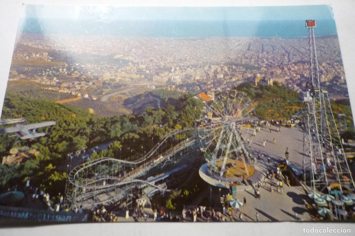 Postales: postal barcelona cumbre tibidabo atracciones