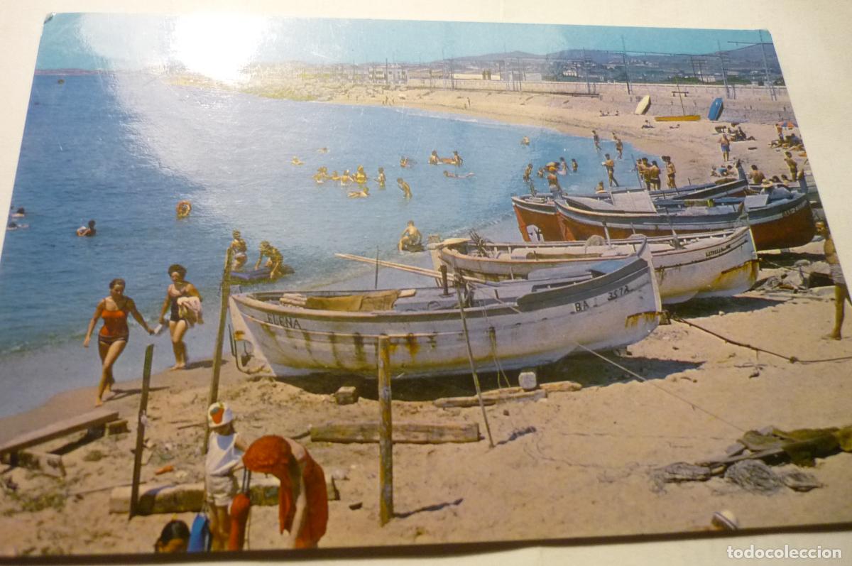 Postales: postal premia playa circulada - Foto 1