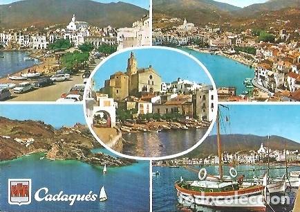 Postales: POSTAL A COLOR N&ordm; GE 3321 COSTA BRAVA CADAQUES VARIOS ASPECTOS POSTALES INTERNACIONAL COLOR