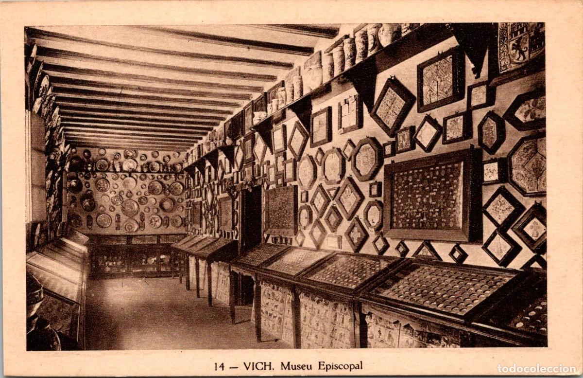 Postales: Vich - Museo Episcopal - TB - Huecograbado Mumbr&uacute; 14 - 139x89mm