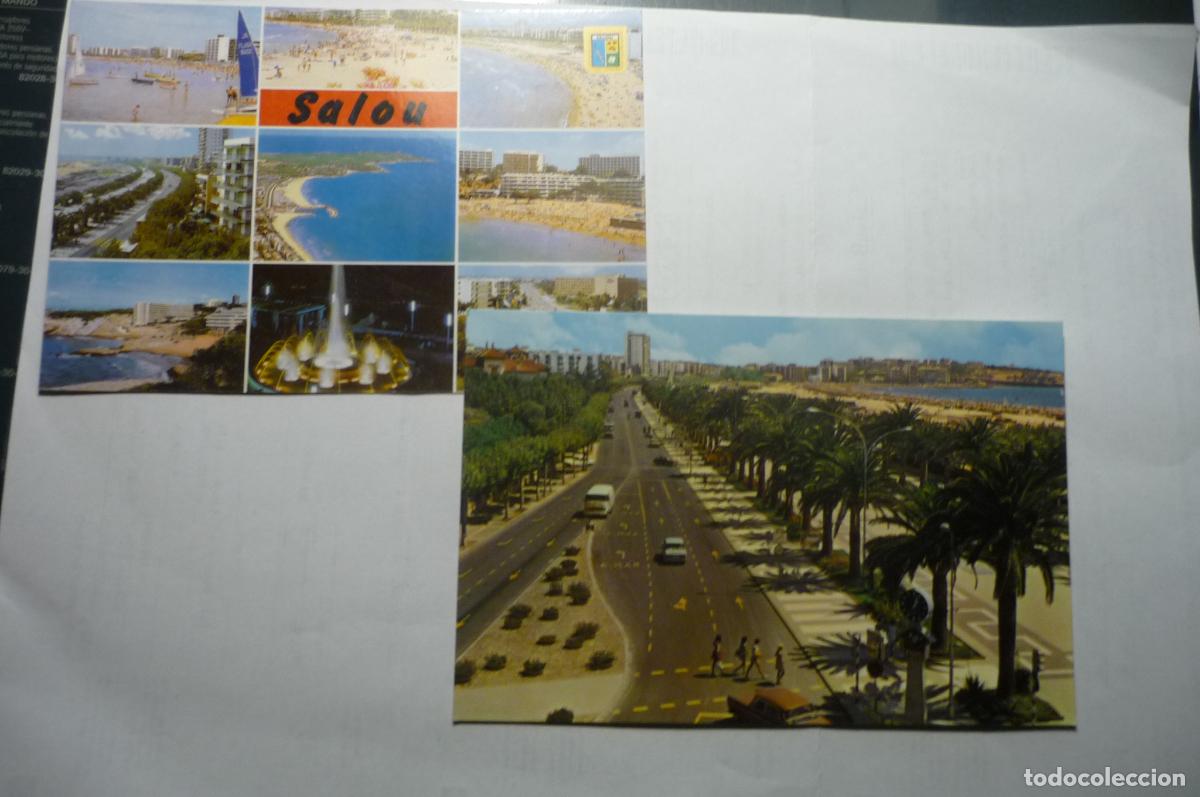 Postales: lote postales salou dif aspectos cm