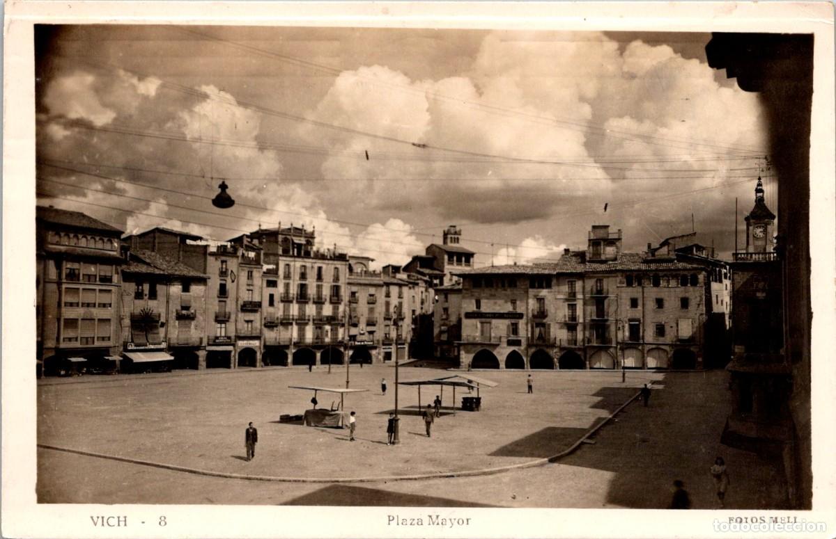 Postales: Vich - Plaza Mayor - Fotos Meli 8 - 142x92mm