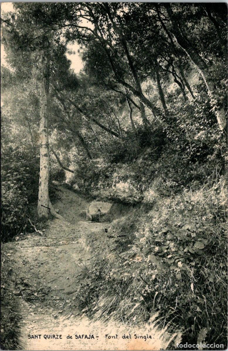 Postales: Sant Quirze de Safaja - Font del Single - Hueco Grabado Joaqu&iacute;n Mumbr&uacute; - 139x90mm