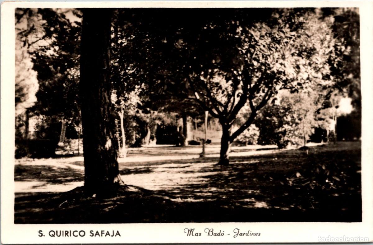 Postales: S. Quirico Safaja - Mas Bad&oacute; - Jardines - Sin datos - 142x92mm