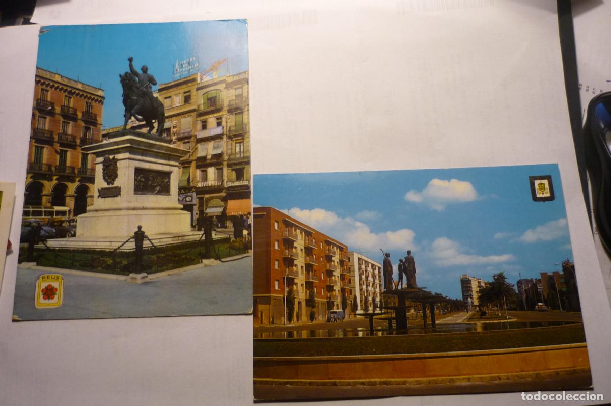 Postales: lote postales reus ,.&iexcl;&iexcl;1 circulada&iexcl;&iexcl; cm - Foto 1