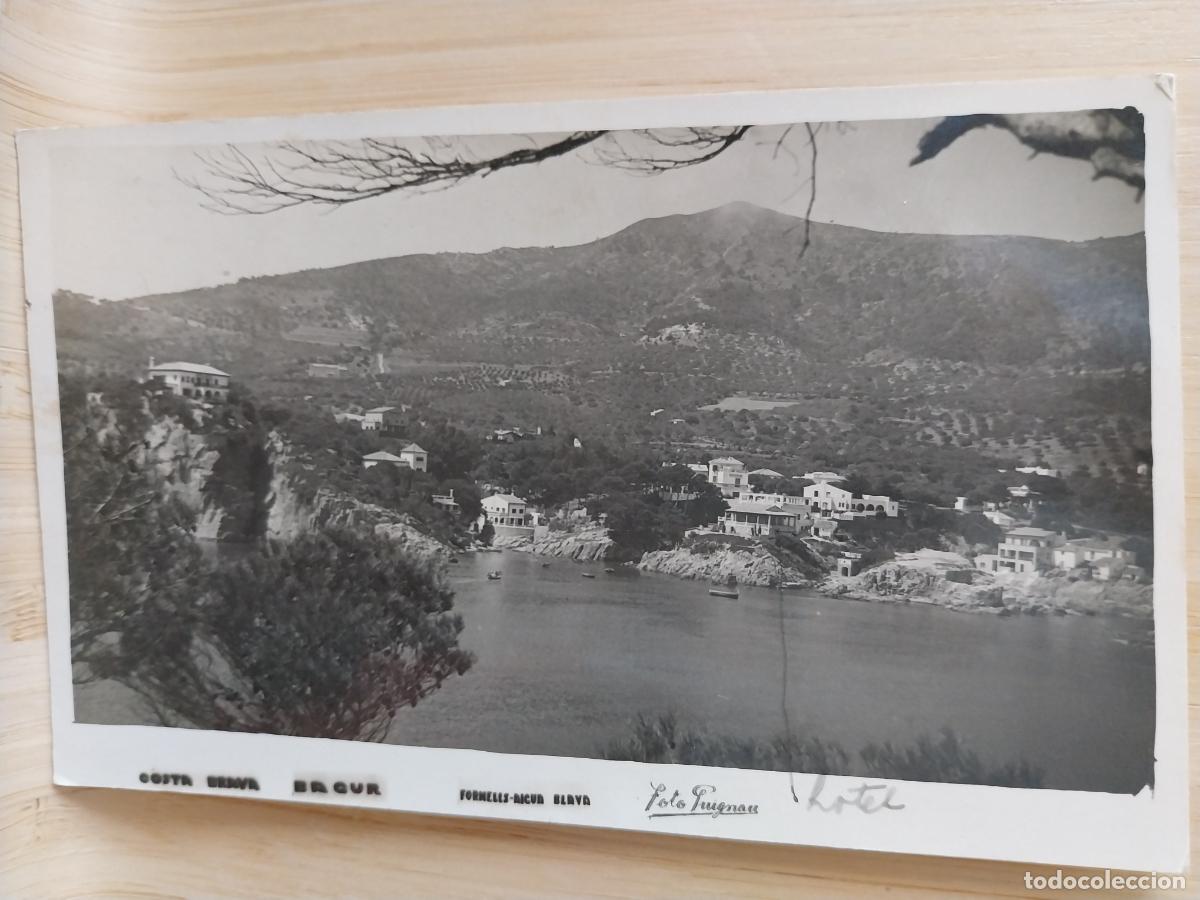 Postales: BAGUR FORNELLS AICUA COSTA BRAVA ED FOTO PUGINAU ESCRITA 1950 ORIGINAL PRECIOSA