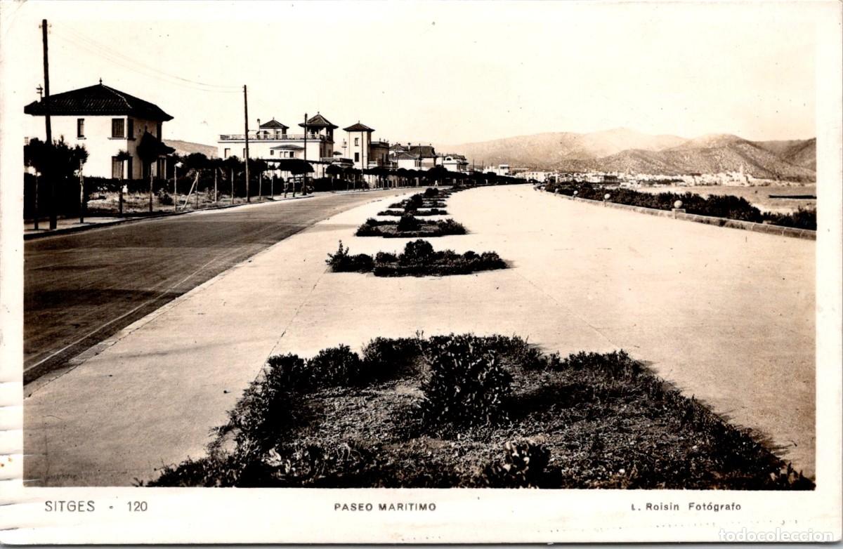 Postales: Sitges - Paseo Mar&iacute;timo - Roisin 120 - 140x90mm