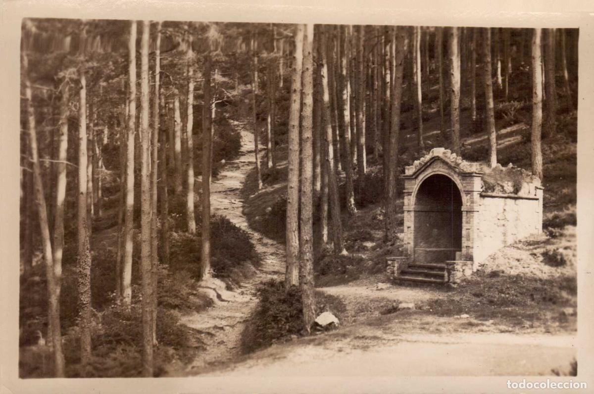 Postales: TARJETA POSTAL BERGA PIADOSO CAMINO DEL BOSQUE HACIA QUERALT EN LA CAPILLA DE SAN ANTONIO HUCH