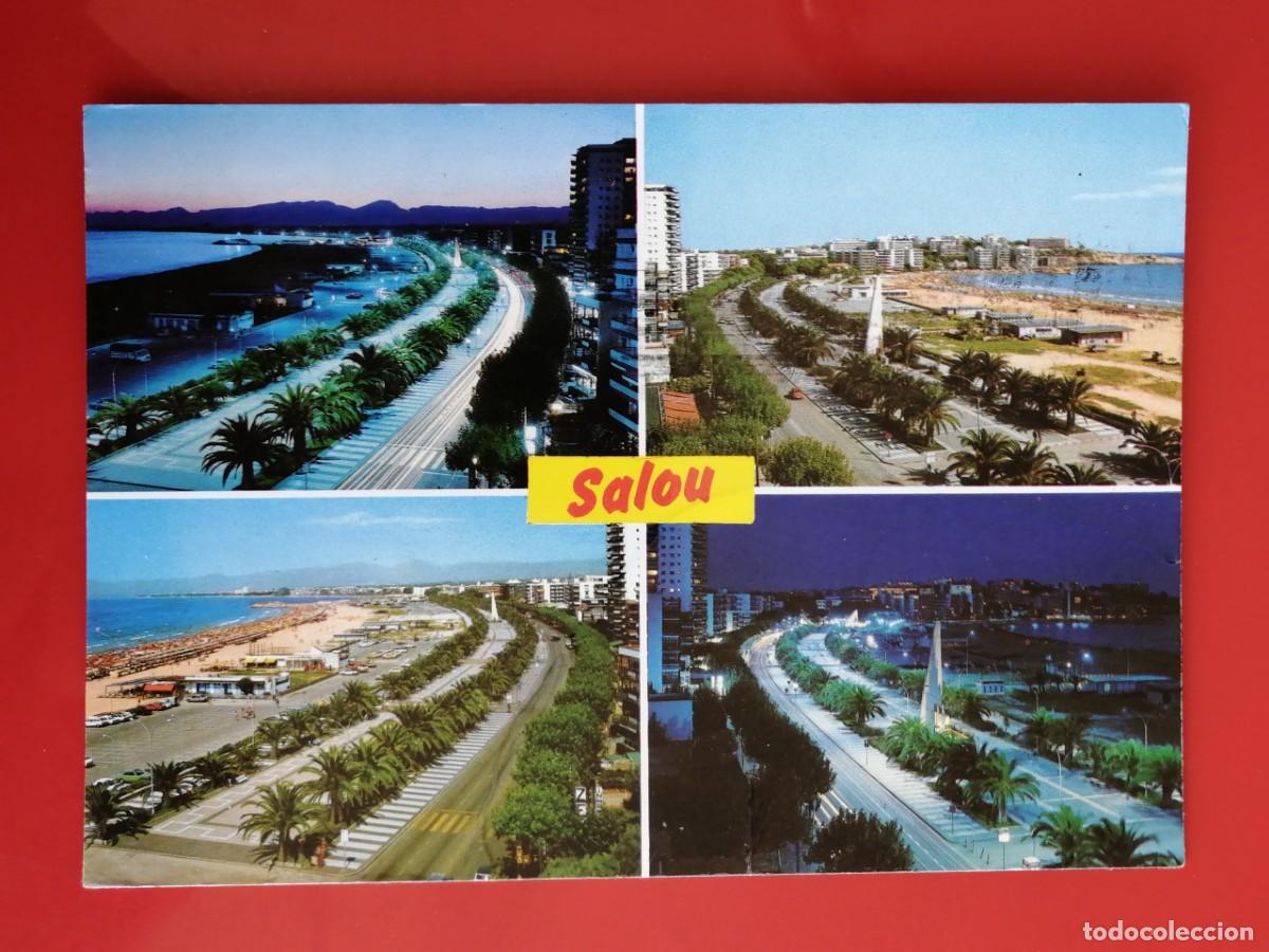 Postales: POSTAL 18501 ESCRITA-RAYMOND 83 SALOU TARRAGONA MULTIVISTA
