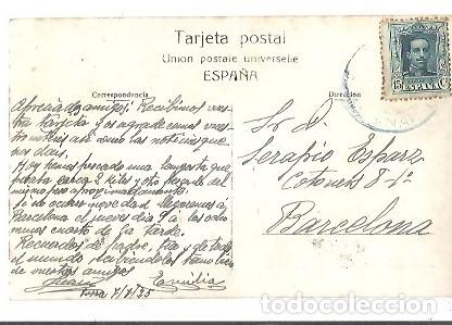 Postales: ANTIGUA POSTAL TOSSA DE MAR 1925 - Foto 2