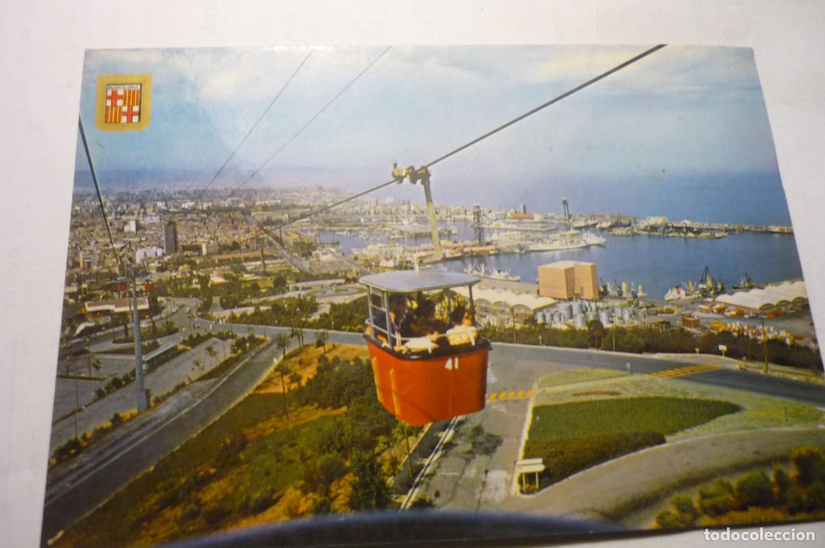 Postales: postal barcelona puerto aereo montjuich cm