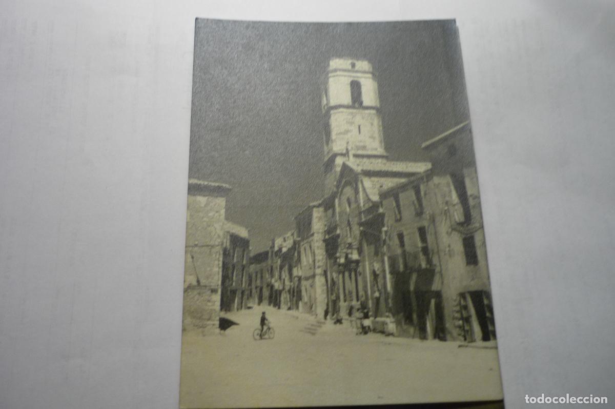 Postales: postal almatret iglesia calle mayor escrta cm