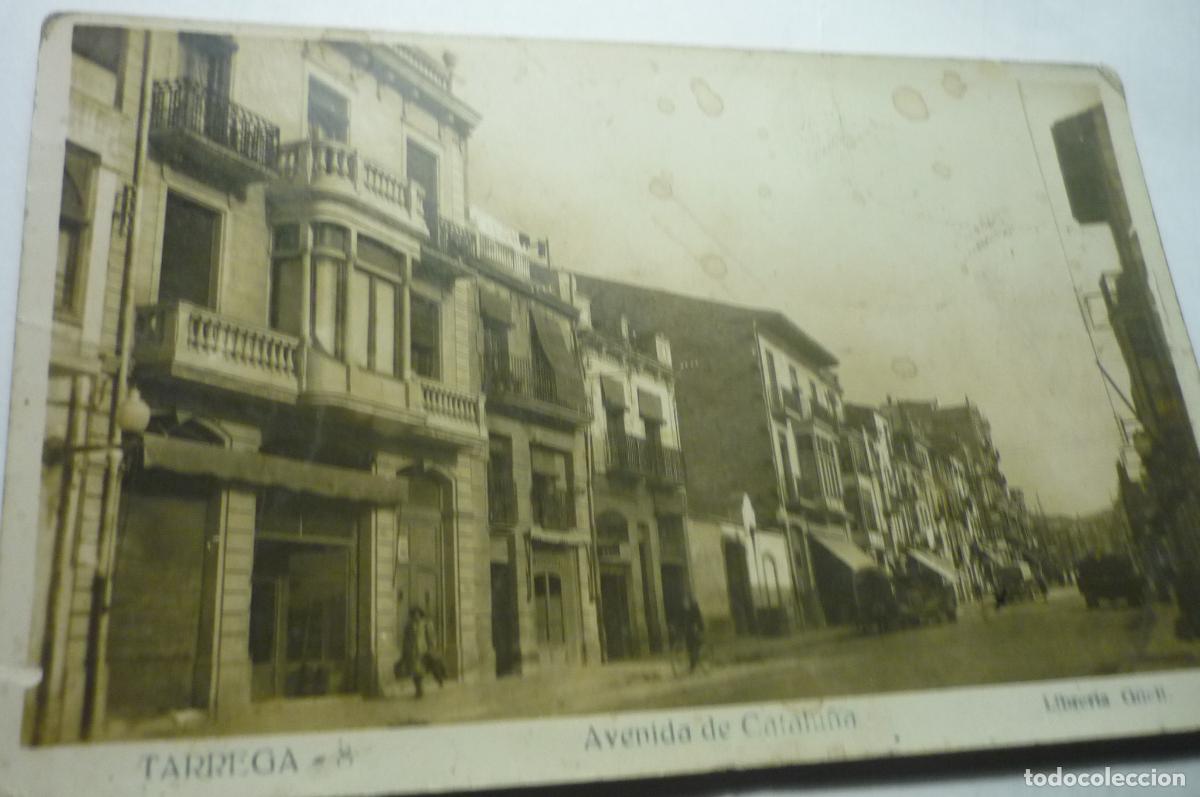 Postales: postal tarrega av catalu&ntilde;a escrita cm