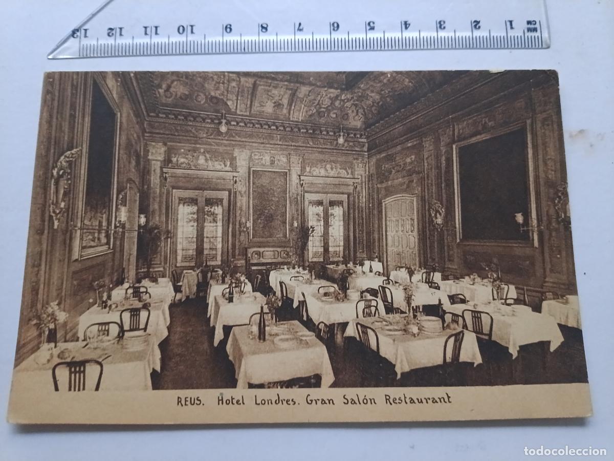 Postales: Reus. Hotel Londres, postal antigua