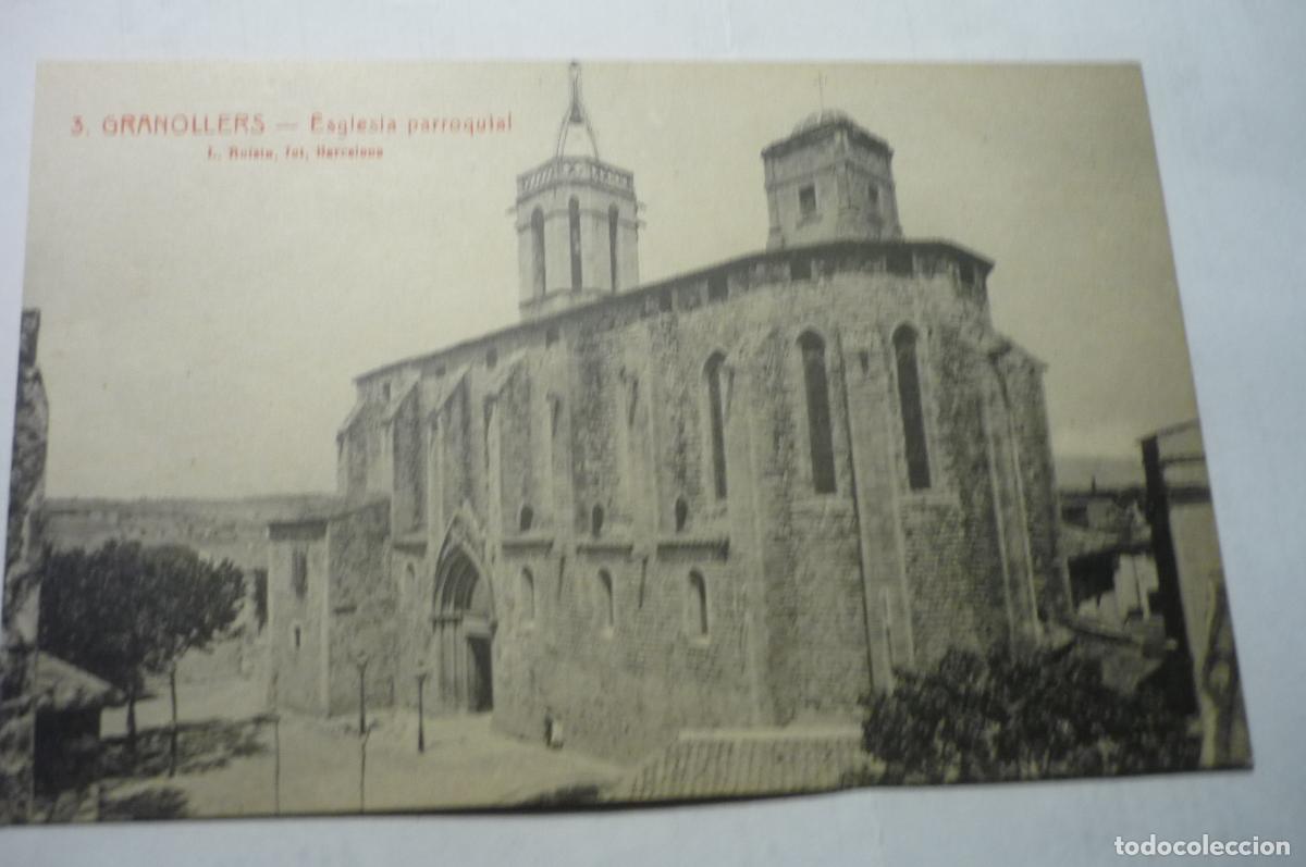 Postales: postal granollers iglesia parroquial cm