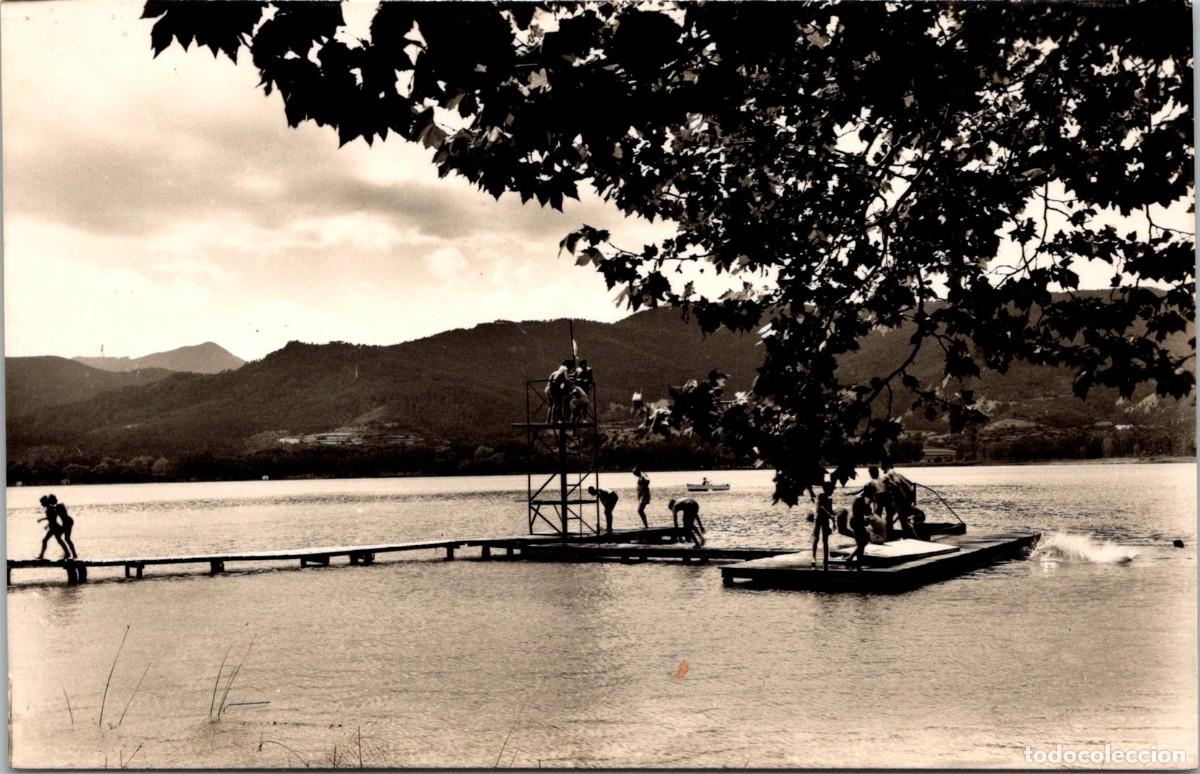 Postales: Ba&ntilde;olas - El Lago - Foto F. Guilera - Serie B n&ordm; 6 - 140x90mm - Atracciones para nadadores