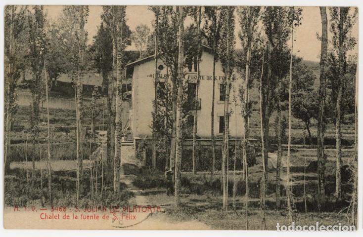 Postales: a11160 Sant Julia De Vilatorta Chalet De La Fuente De San Felix Atv N&ordm;3468 circulada 1911