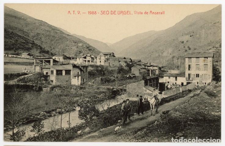 Cartes Postales: a11162 seu d'urgell vista de anserall atv n&ordm;1988 sc animada