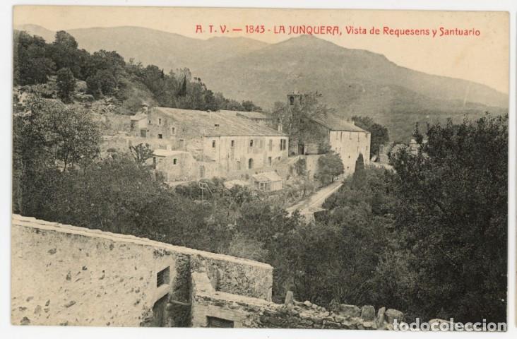 Postales: a11166 La Jonquera Vista De Requesens Y Santuario Atv N&ordm;1843 sc