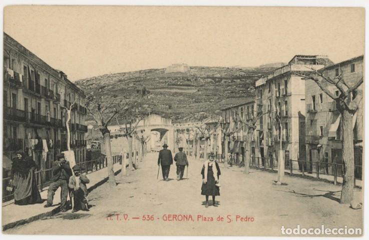 Postales: a11167 girona plaza de san pedro atv n&ordm;536 sc