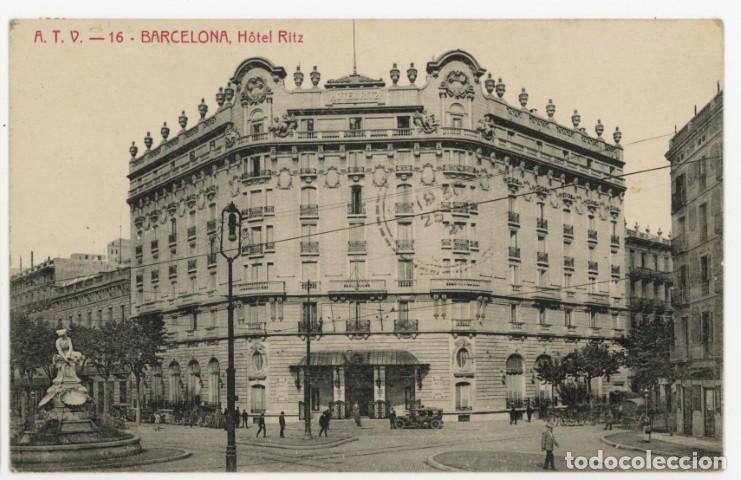 Postales: a11177 Barcelona Hotel Ritz Atv 16 circulada