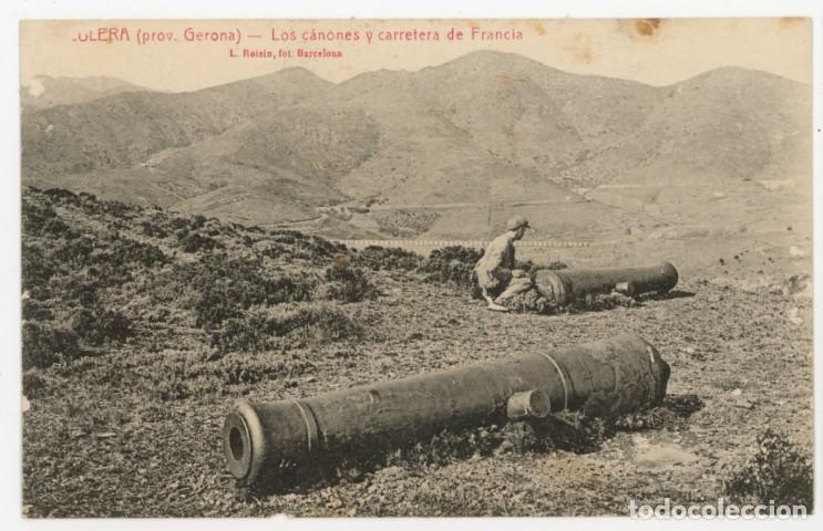 Postales: a11178 Colera Los Ca&ntilde;ones Y Carretera De Francia Roisin sc