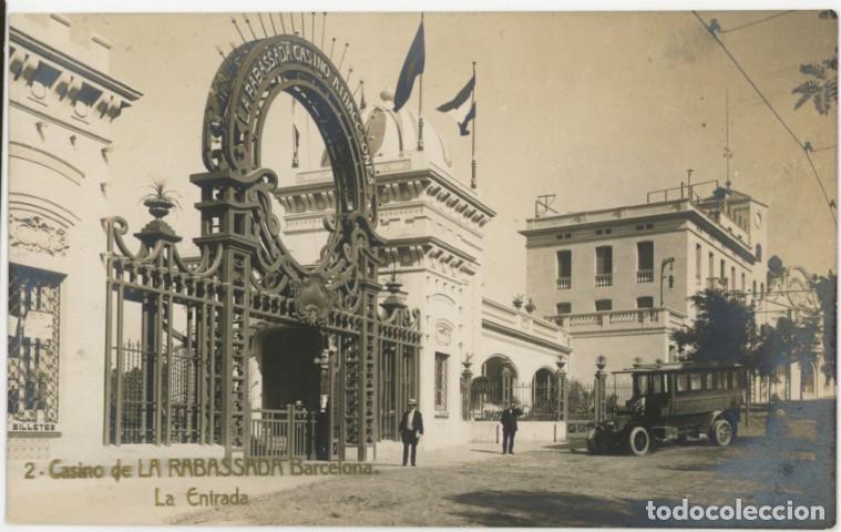 Postales: a11181 Barcelona Casino De La Rabassada La Entrada Roisin N&ordm;2 sc fotografica animada autobus