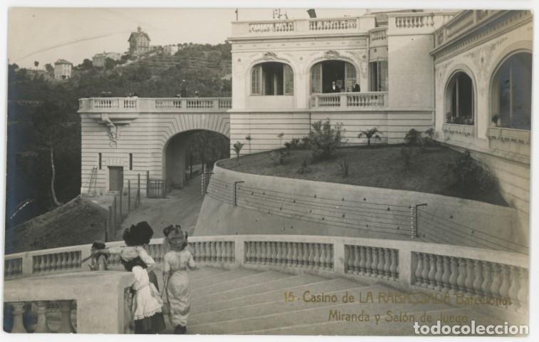 Postales: a11183 Barcelona Casino De La Rabassada Miranda Y Salon De Juego Roisin N&ordm;15 sc fotografica animada